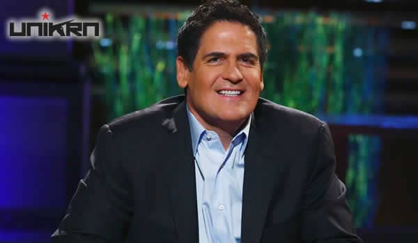 Mark Cuban and Unikrn logo